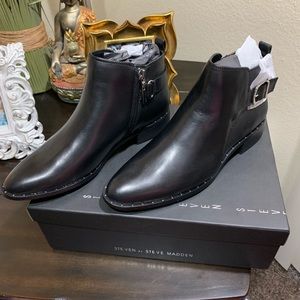 Brand new Steve Madden black booties